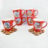 Ceramic cartoon animal cup advertisement promotion, water cup, hot pot cup, Zhengcai 1973 Application Scenario